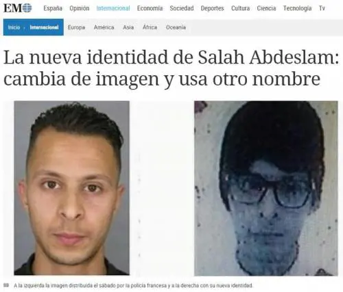 La vecchia e la nuova (possibile) identità di Abdelslam Salah
