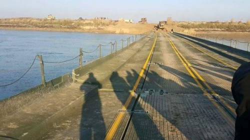 I ponti costruiti dall'esercito iracheno