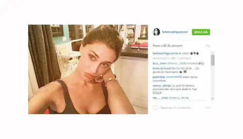 Belen contro Striscia: "Su Vieri tutto falso"
