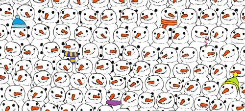 Il panda tra gli omini di neve e i tormentoni del Web 2015