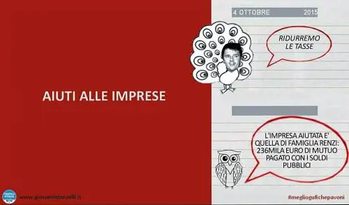Le controslide di Donzelli a Renzi