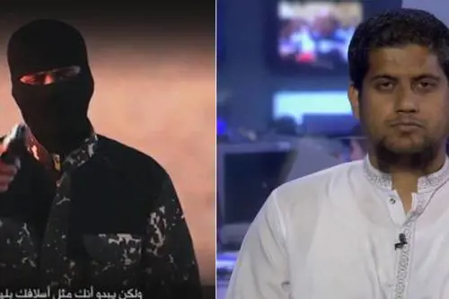 A sinistra, il "nuovo Jihadi John". A destra, una foto di Dhar