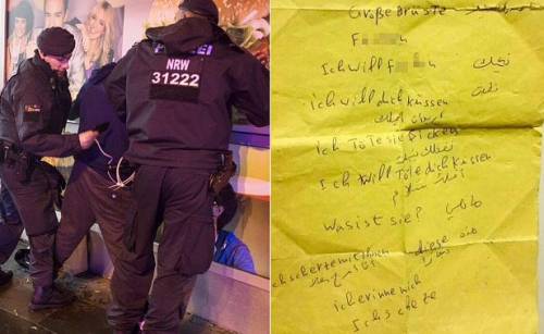 Colonia, i profughi avevano foglietti con traduzioni: "Voglio fare sesso con te"