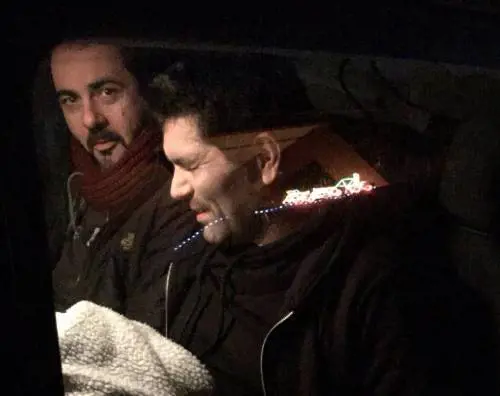 n momento della cattura di Fabio Perrone, il 42enne ergastolano in fuga dal 6 novembre