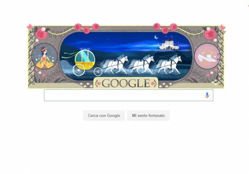 Google celebra con un doodle Charles Perrault, autore delle fiabe più famose