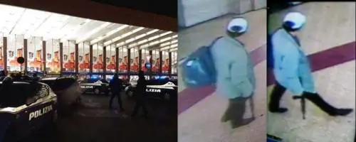 Paura alla stazione Termini: ​caccia all'uomo con il mitra