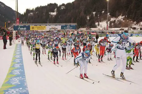 Marcialonga, 8mila "bisonti" del fondo nelle valli di Fiemme e Fassa