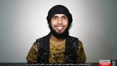 Abu Hanifa al-Hollandi, l'attentatore suicida in azione ad Aden