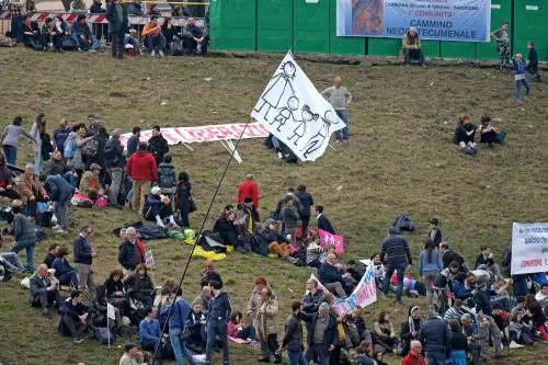 I manifestanti al Family Day