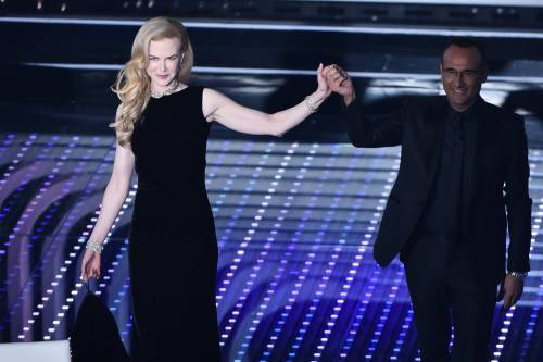 Nicole Kidman incanta il festival di Sanremo