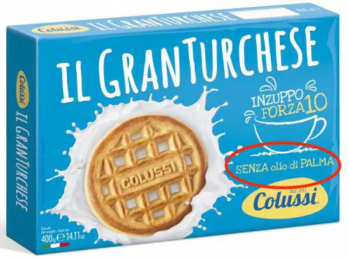 La Colussi cambia ricetta: via l'olio di palma dai biscotti