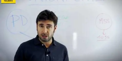 Di Battista alla lavagna: "Ora vi spiego come è andata sulle unioni civili"