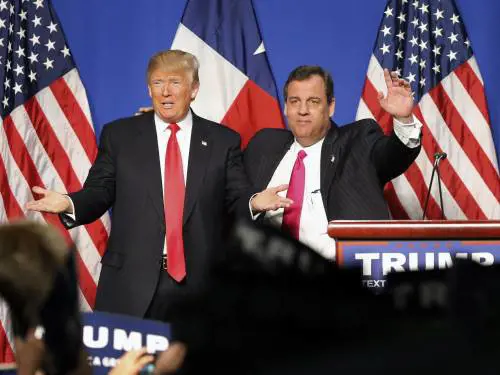 Chris Christie si schiera con Trump
