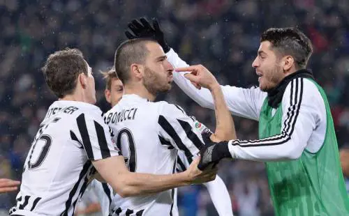 Bonucci e Morata, la Juve piega l'Inter