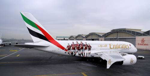 Il Milan vola nei cieli del mondo sulle ali di Emirates