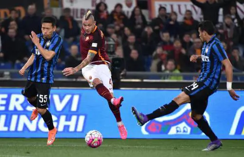 Perisic tenta il colpo ma la Roma sventa l'assalto Champions