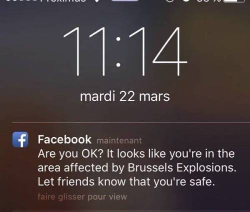 Anche stavolta Facebook ha attivato il "Safety check"