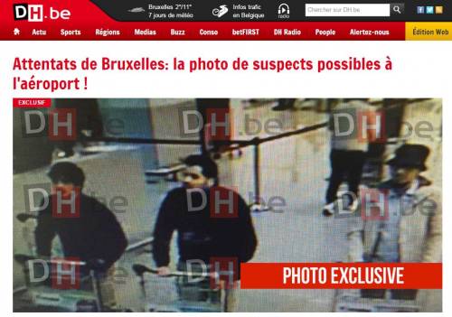 I volti dei presunti terroristi di Bruxelles