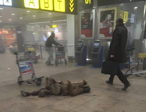 Bruxelles, le foto del terrore