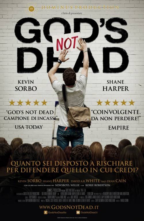 Religione cattolica bandita dalle sale: "Censurato il film Dio non è morto"