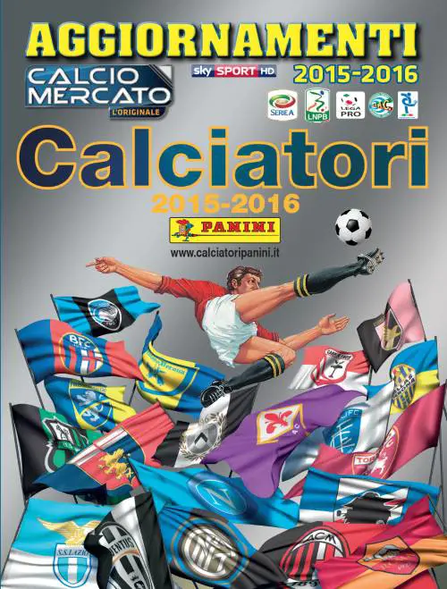 Panini, ecco le nuove figurine dell'album Calciatori 2015/16