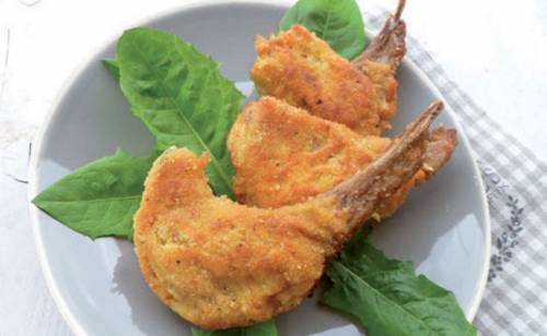Costolette d’agnello in doppia panatura