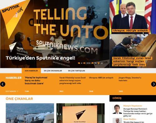 Turchia, l'agenzia pro-Putin Sputnik oscurata in tutto il Paese