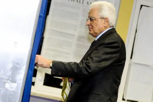 Vota anche Mattarella