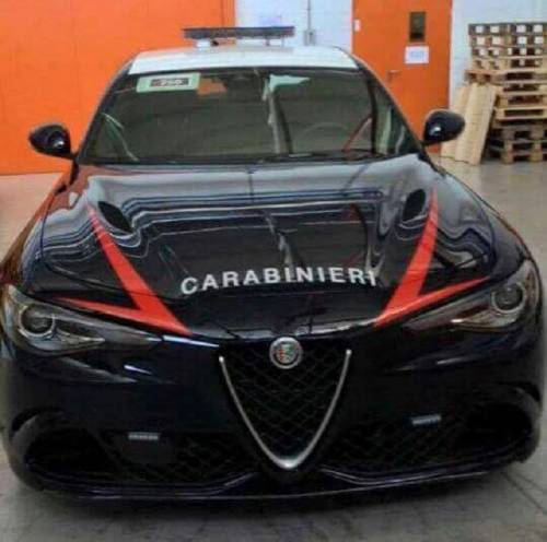 Ecco la nuova Alfa Giulia dei carabinieri