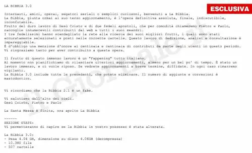 La "bibbia", il dossier porno che sconvolge l'Italia