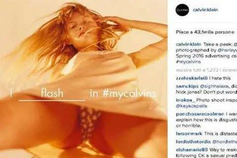 Calvin Klein e la campagna "hot"