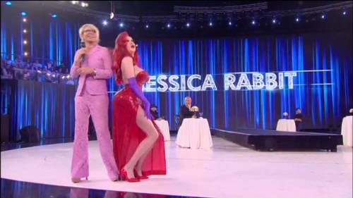 Virginia Raffaele è Jessica Rabbit