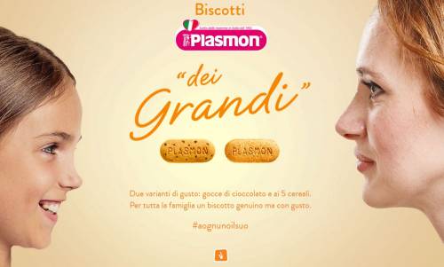 Ora Plasmon lancia i "biscotti per i grandi"