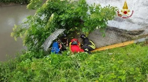 Gianfranco Volpato salvato dal fiume. Paura per l'ex campione del Vicenza