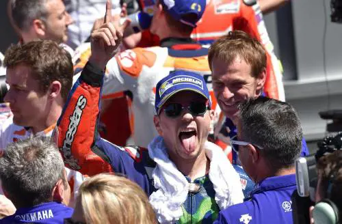 "Oggi sono stato molto fortunato, Rossi invece molto sfortunato"