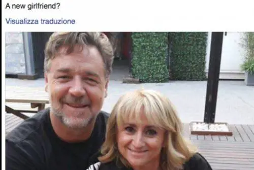 "Luciana Littizzetto ha una storia con Russel Crowe". Ma lei smentisce