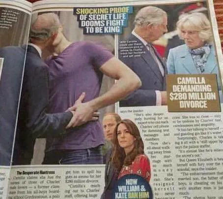 "Il principe Carlo bacia il toy boy". Scandalo gay sulla corona inglese