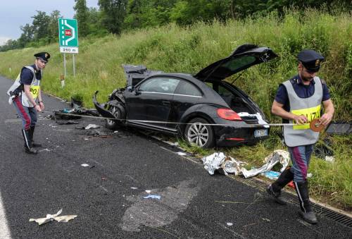 Incidente Gianluca Buonanno, il video della stradale