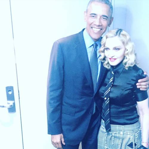 Le foto da fan di Madonna con Barack Obama