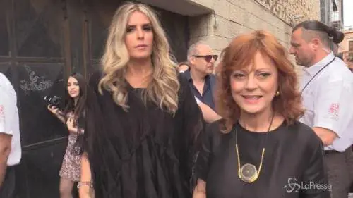 Susan Sarandon, le dichiarazioni dell'attrice al Taormina Film Fest