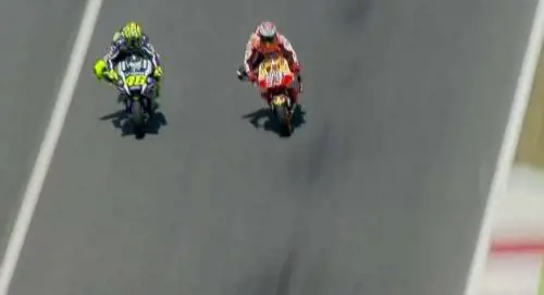 Valentino Rossi e la "magia" nel sorpasso a Marquez