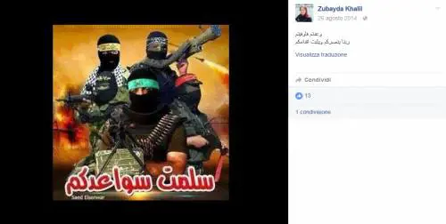 La madre di Sumaya (Pd) celebra i jihadisti su Fb