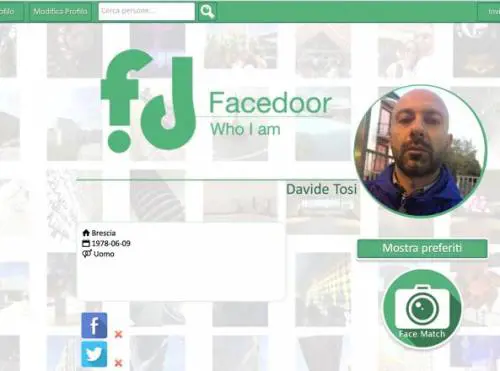Finalmente è arrivato Shazam delle facce: ecco Facedoor