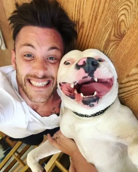 Polizia irritata da questa foto: "Aiuto, sopprimeranno il mio cane"
