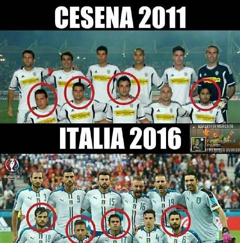 Euro 2016, quel blocco Cesena che fa volare l'Italia