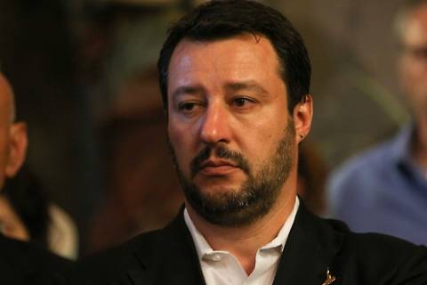 Funerali Buonanno, il dolore di Matteo Salvini