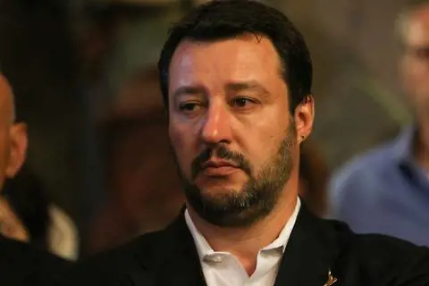 Funerali Buonanno, il dolore di Matteo Salvini