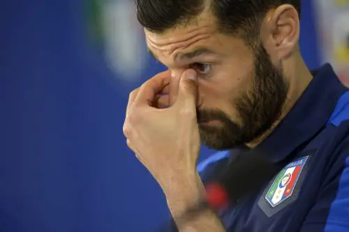 Nazionale, si ferma Candreva. Problema all'adduttore destro 