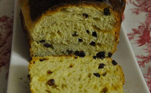 La brioche con l’uvetta