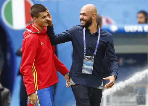 Zaza, mani in faccia con Morata. Poi l'abbraccio di Chiellini